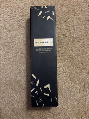 Wavytalk Heated Round Brush - Black